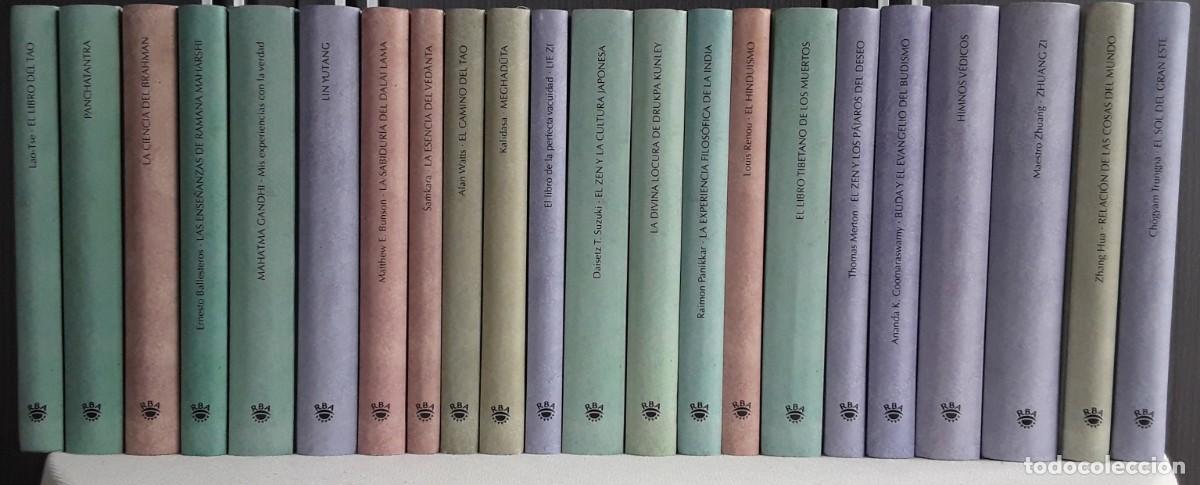 Libros de segunda mano: BIBLIOTECA SABIDUR&Iacute;A ORIENTAL. 42 VOL&Uacute;MENES. MUY BUEN ESTADO DE CONSERVACI&Oacute;N.