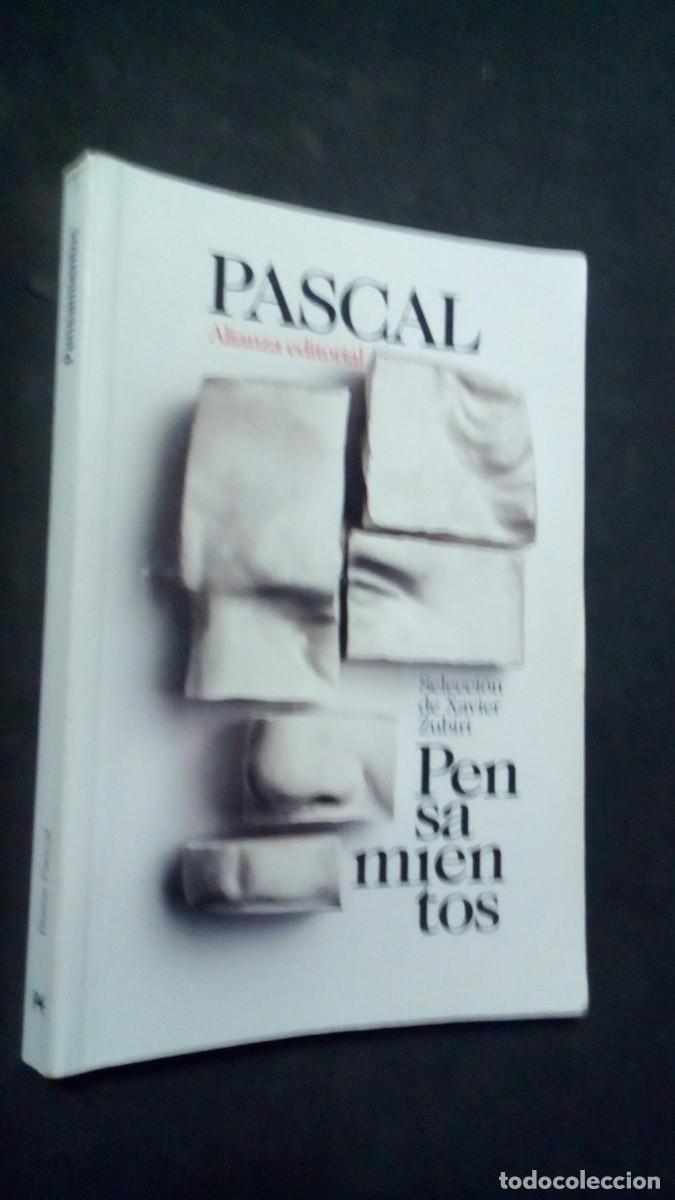 Libros de segunda mano: PASCAL-PENSAMIENTOS-SELECCI&Oacute;N DE XAVIER ZUBIRI-ALIANZA EDITORIAL