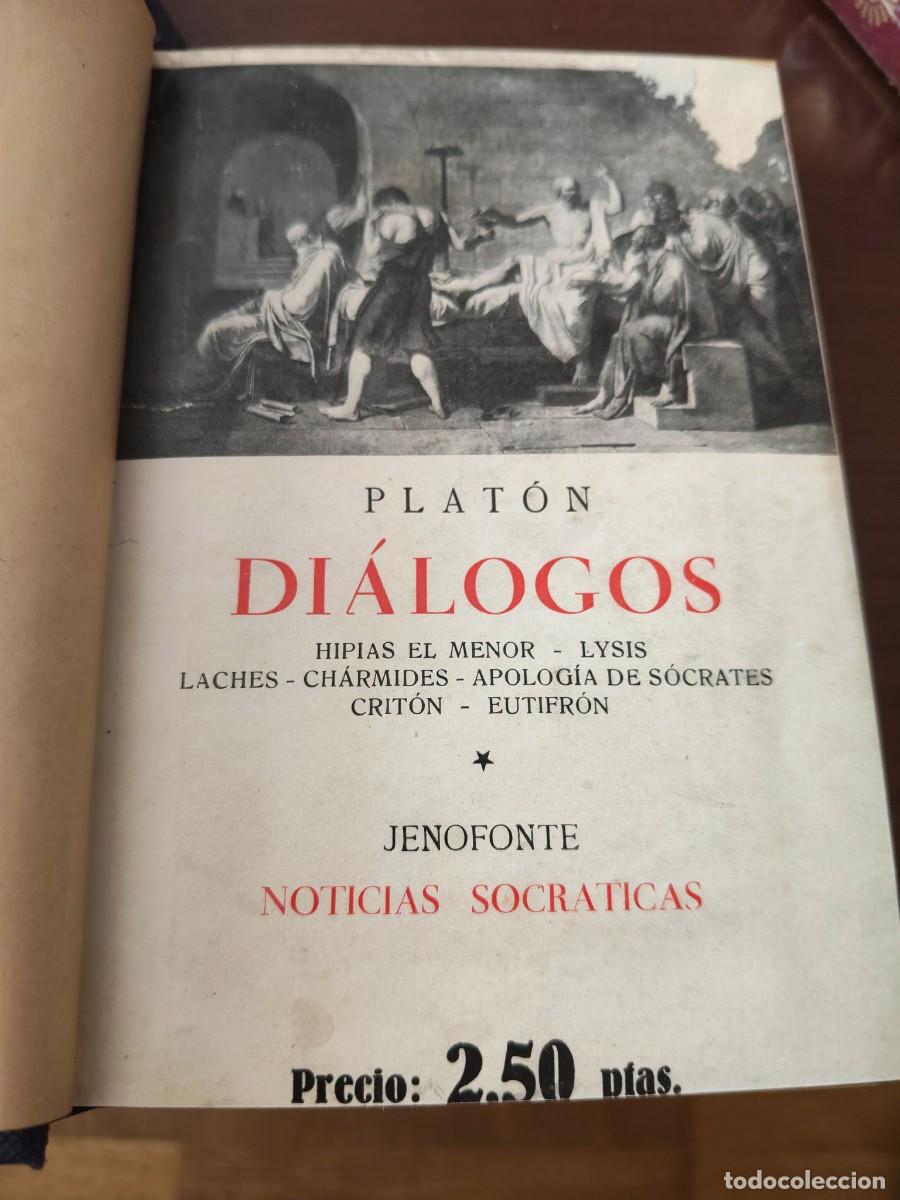 Libros de segunda mano: PLATON. DIALOGOS. 2 TOMOS - Foto 2
