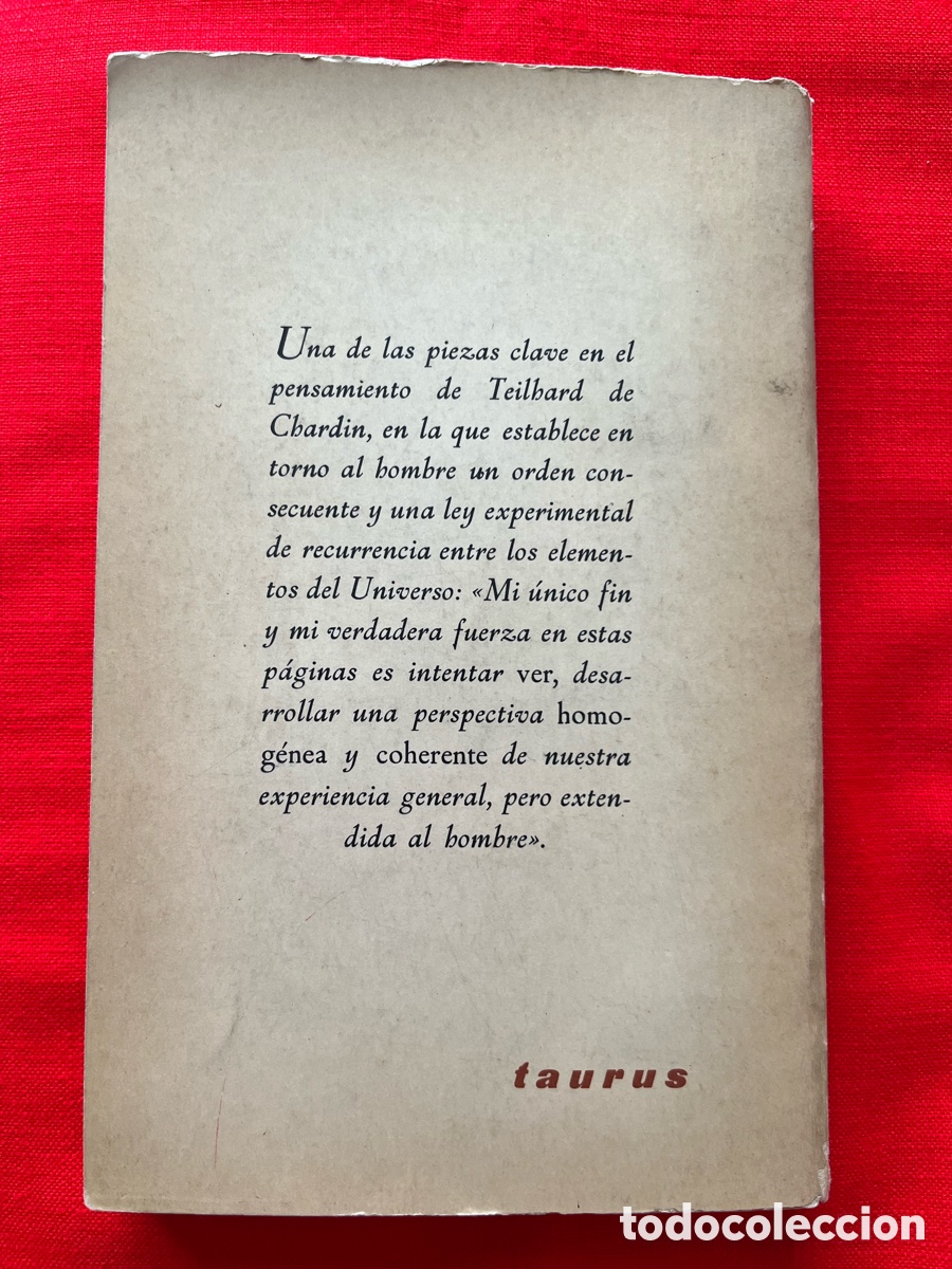 Libros de segunda mano: Libro El fen&oacute;meno humano - Teilhard de Chardin - Foto 2