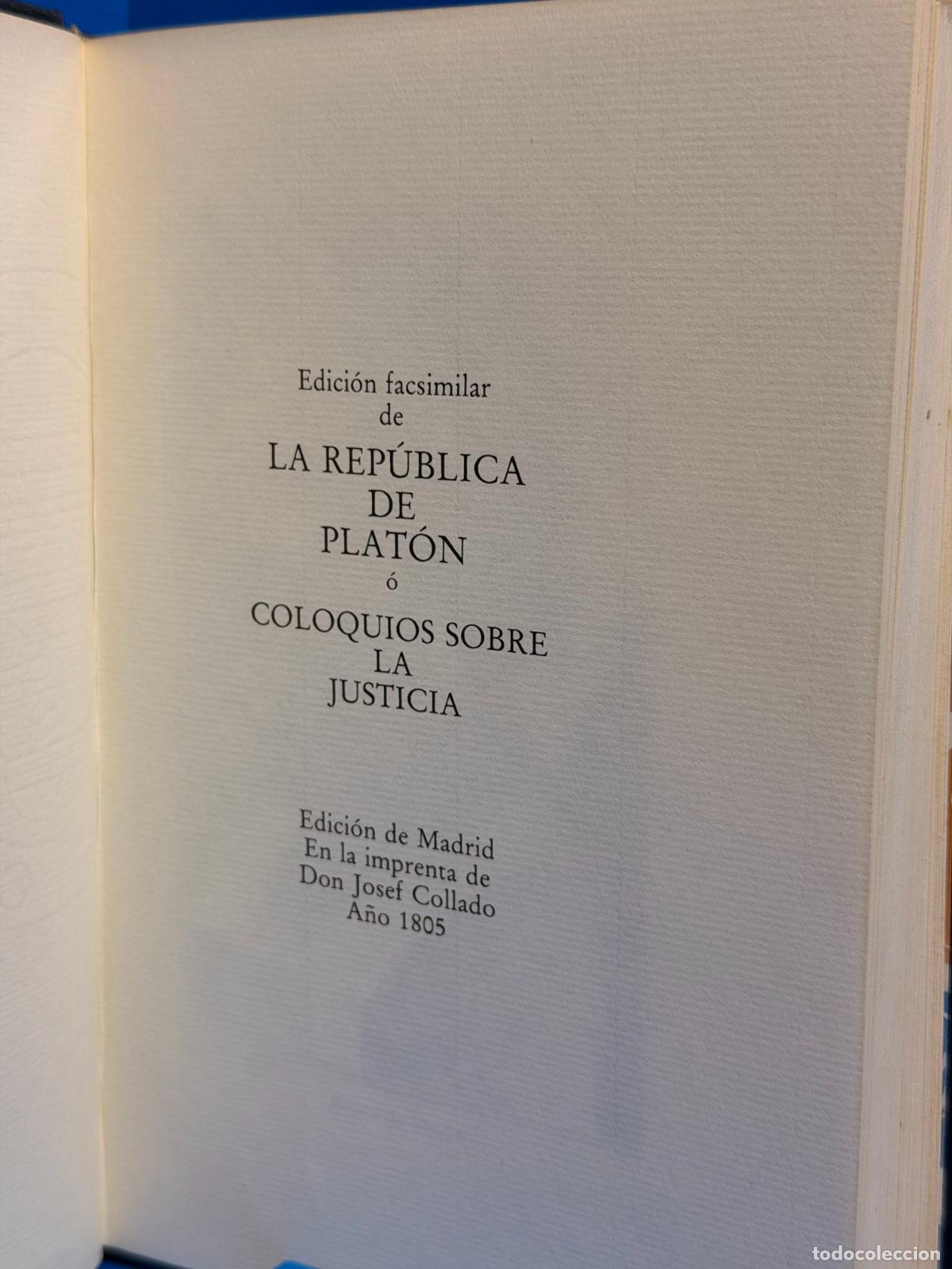Libros de segunda mano: LA REPUBLICA &ndash; ED. PRINTER &ndash; 1979 &ndash; PLATON - Foto 3