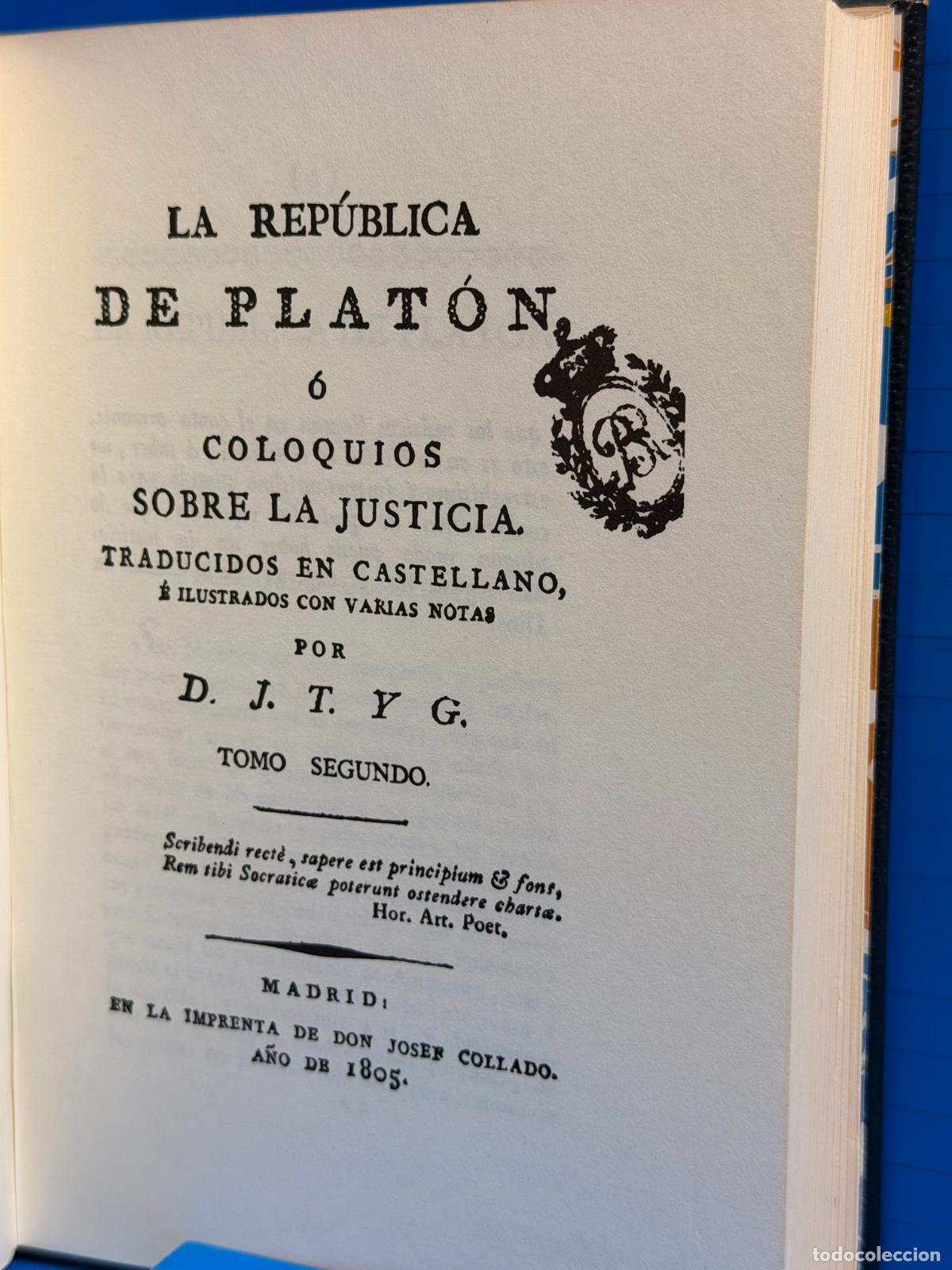 Libros de segunda mano: LA REPUBLICA &ndash; ED. PRINTER &ndash; 1979 &ndash; PLATON - Foto 6