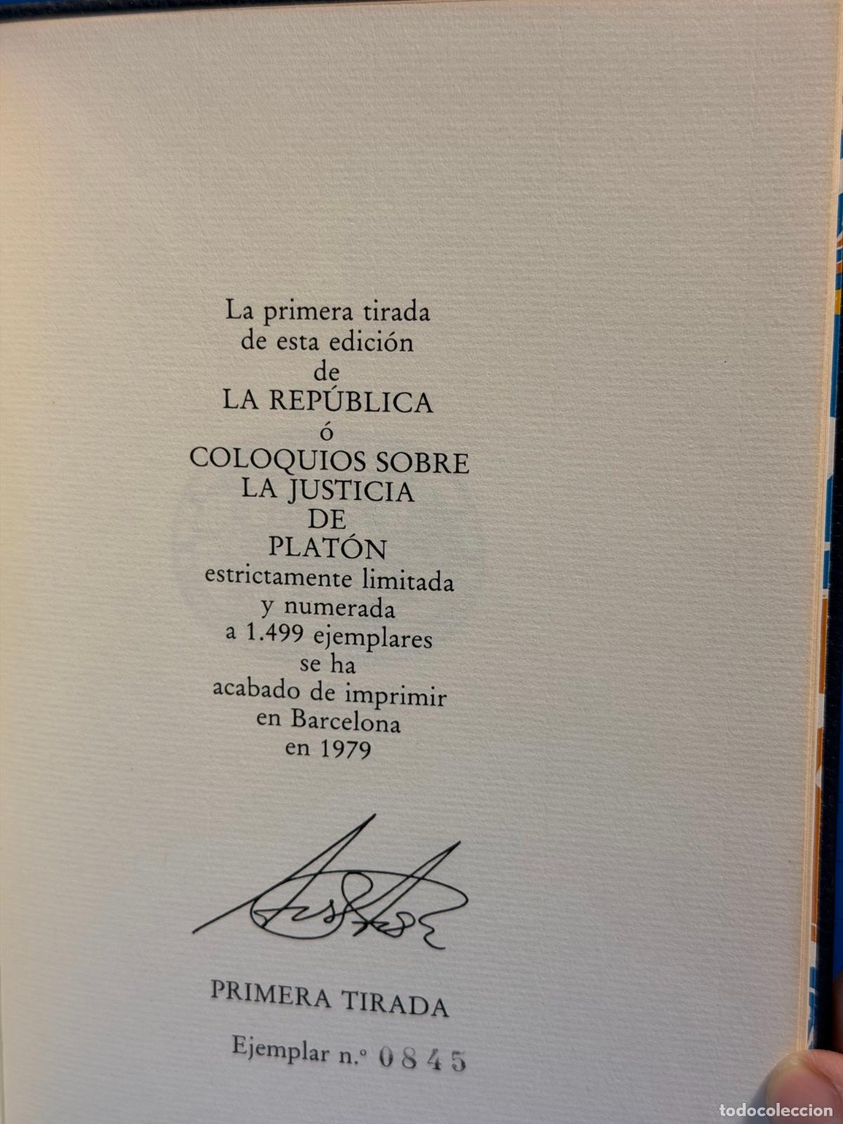 Libros de segunda mano: LA REPUBLICA &ndash; ED. PRINTER &ndash; 1979 &ndash; PLATON - Foto 7
