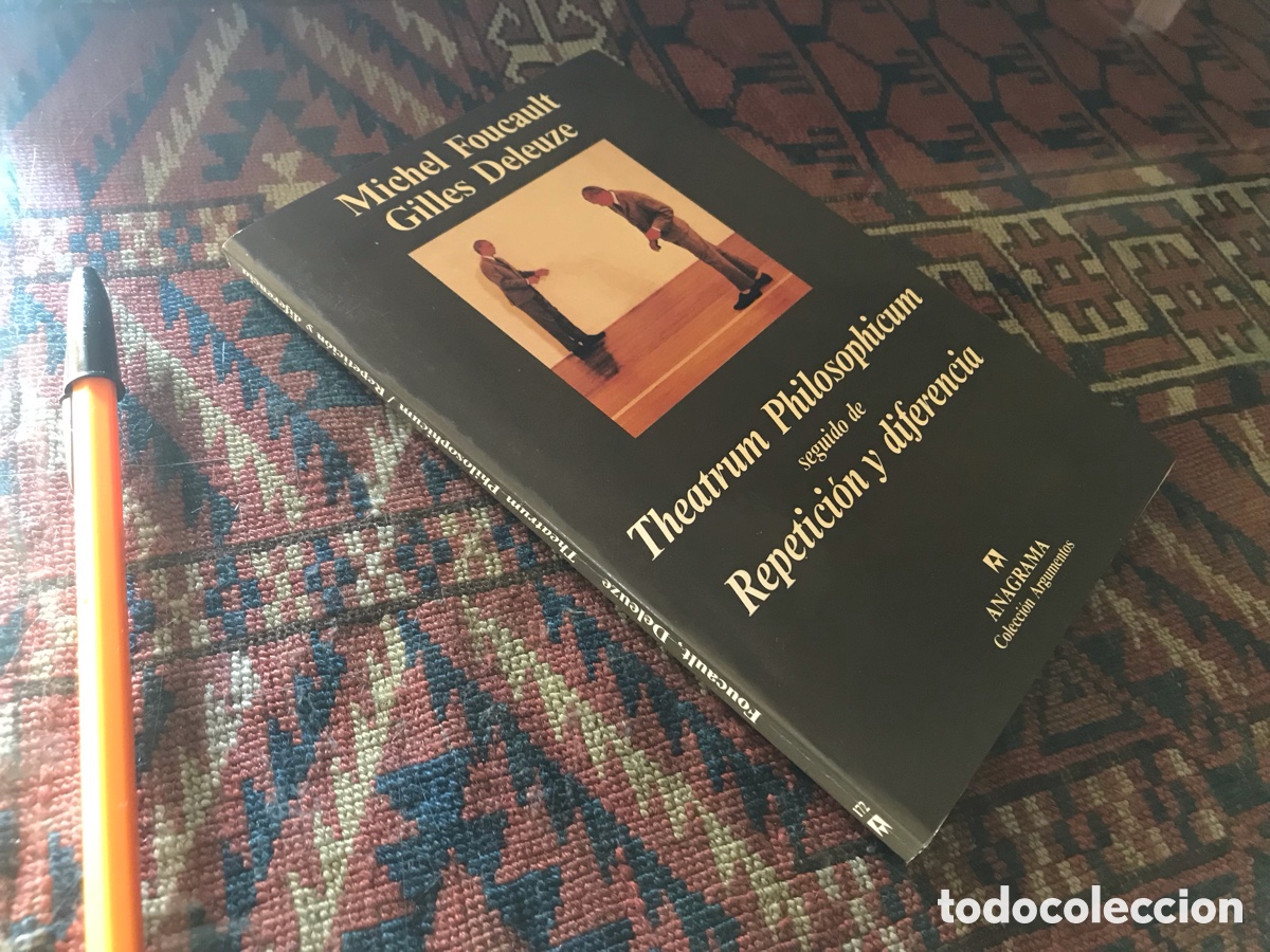 Libros de segunda mano: Theatrum Philosophicum seguido de Repetici&oacute;n y Diferencia. Anagrama argumentos n&ordm; 172
