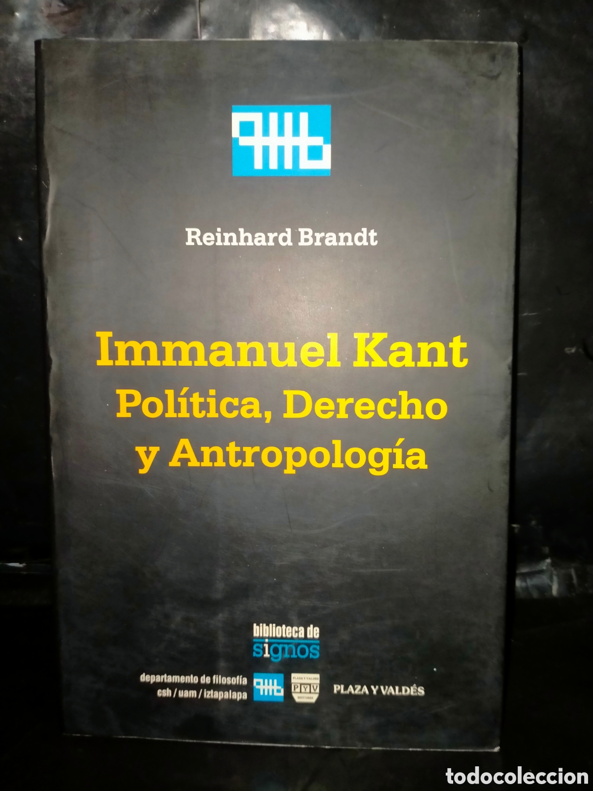 Libros de segunda mano: R. BERANDT. IMMANUEL KANT POL&Iacute;TICA,DERECHO Y ANTROPOLOG&Iacute;A .PLAZA Y VALD&Eacute;S