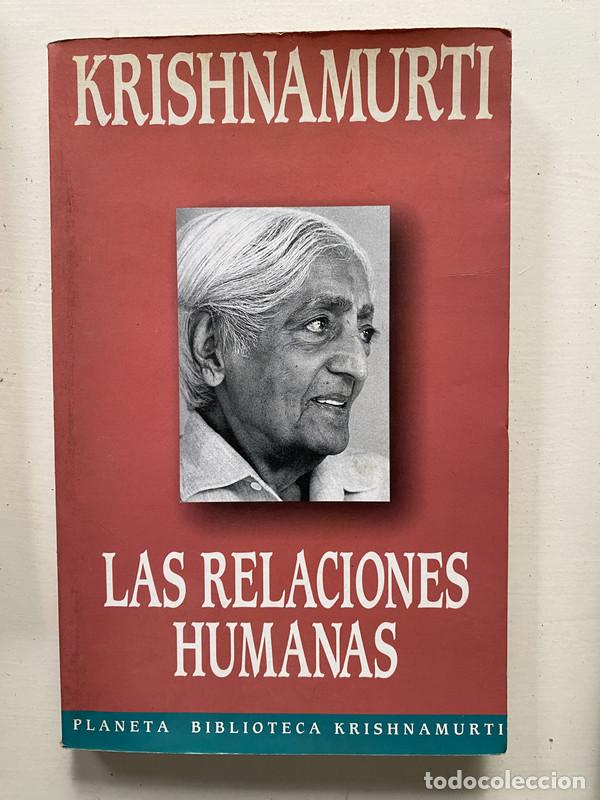 Libros de segunda mano: Las relaciones humanas - Krishnamurti