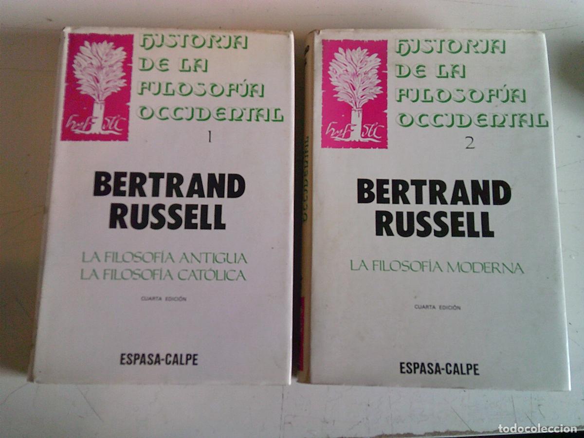 Libros de segunda mano: Historia de la filosof&iacute;a occidental Bertrand Russell Espasa -Calpe