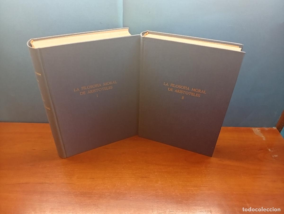 Libros de segunda mano: LA FILOSOFIA MORAL DE ARISTOTELES EN SUS ETAPAS EVOLUTIVAS. 2 TOMOS OBRA COMPLETA. CONSTANTIN VICOL