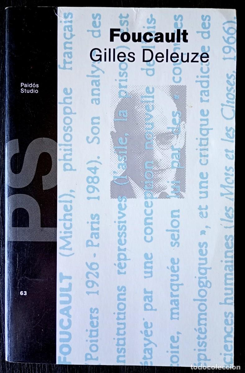 Libros de segunda mano: Gilles Deleuze . Foucault