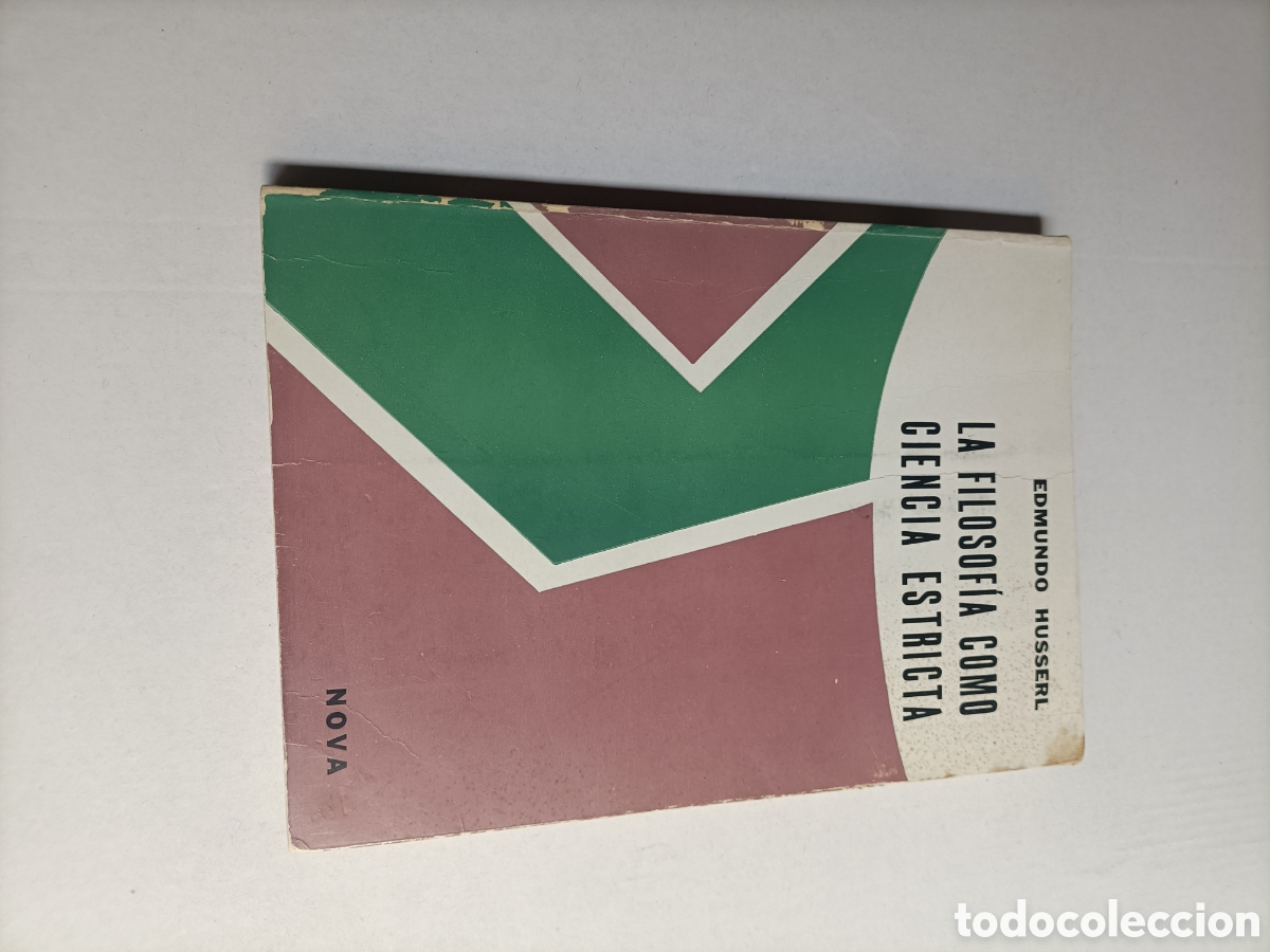 Libros de segunda mano: La filosof&iacute;a como ciencia estricta Edmundo Husserl