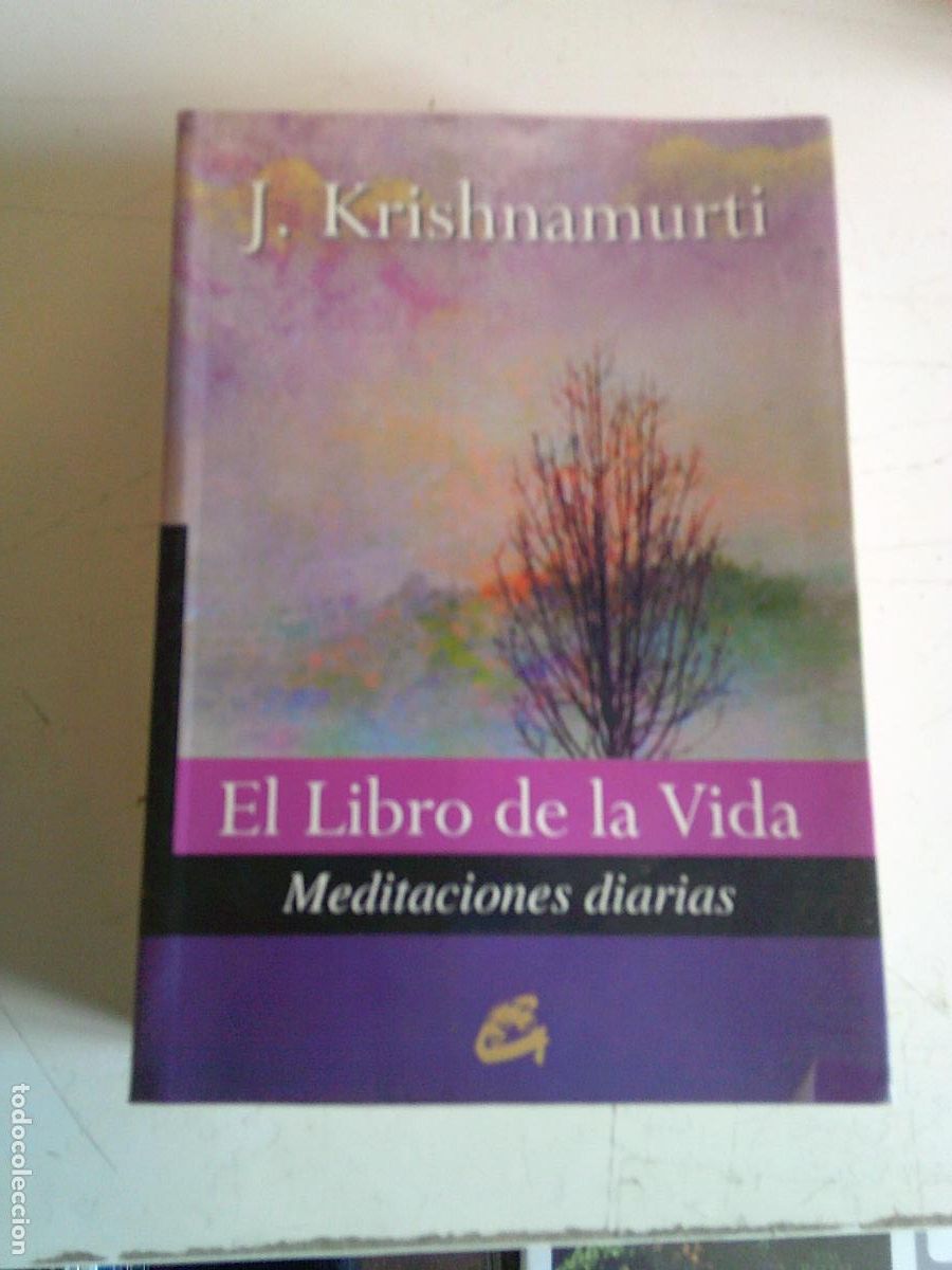 Libros de segunda mano: El libro de la vida Meditaciones diarias J. Krishnamurti
