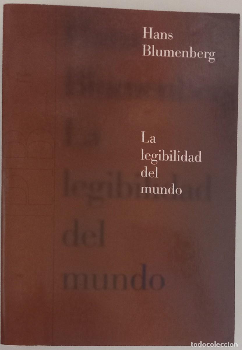 Libros de segunda mano: La legibilidad del mundo, de Hans Blumenberg
