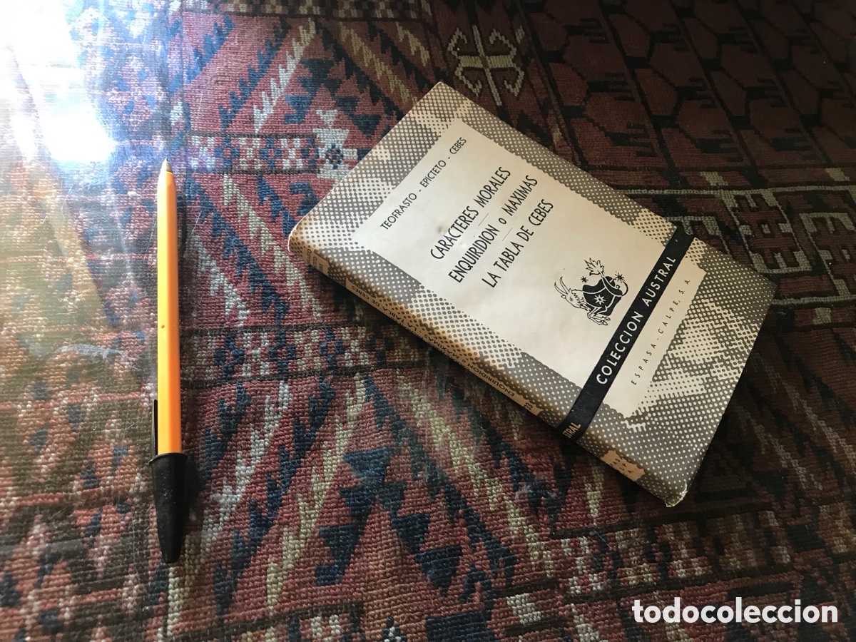 Libros de segunda mano: Teofrasto. Epicteto. Debes. Austral n&ordm; 733