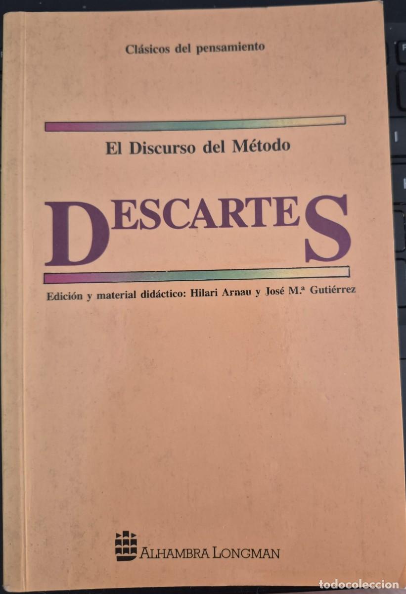 Libros de segunda mano: DISCURSO DEL M&Eacute;TODO - REN&Eacute; DESCARTES