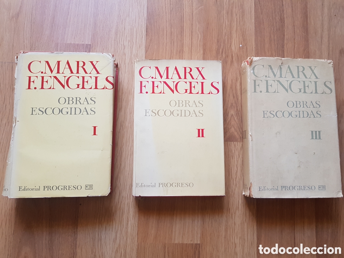 Libros de segunda mano: C. MARX &ndash; F. ENGELS. OBRAS ESCOGIDAS EN 3 TOMOS.