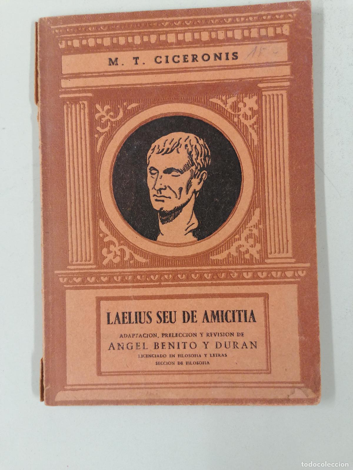 Libros de segunda mano: Laelius seu de amicitia - M. T. Ciceronis (Marco Tulio Cicer&oacute;n?) - En Lat&iacute;n