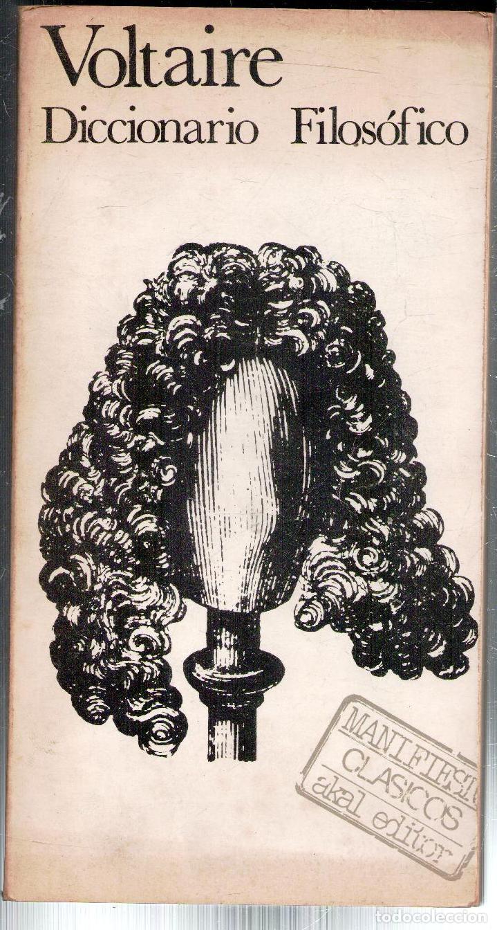 Libros de segunda mano: Diccionario filos&oacute;fico, Voltaire
