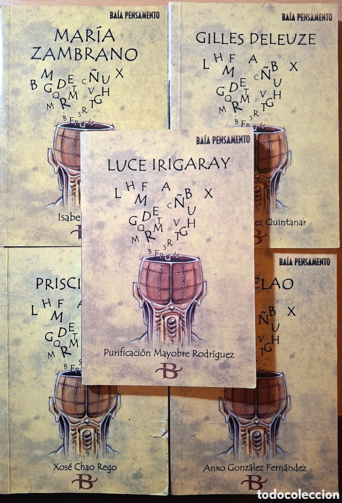 Libros de segunda mano: Colecci&oacute;n BA&Iacute;A PENSAMENTO (5 t&iacute;tulos: Irigaray, M. ZAMBRANO, DELEUZE, PRISCILIANO, CASTELAO). 2004