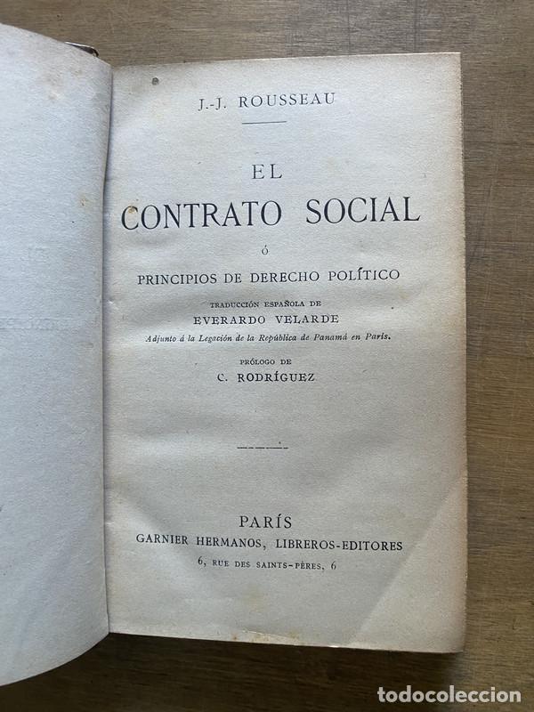 Libros de segunda mano: El Contrato Social - Rousseau Jean-Jacques