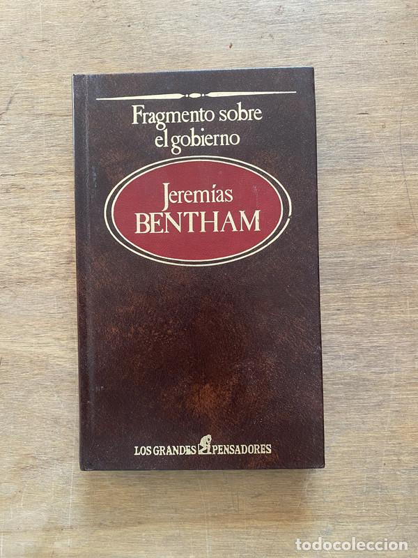 Libros de segunda mano: Fragmento sobre el gobierno - Bentham Jeremias