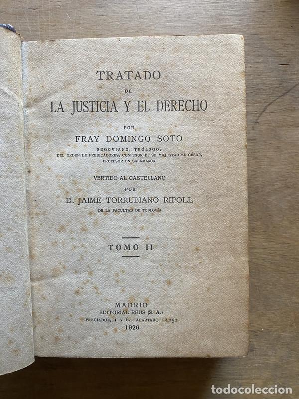 Libros de segunda mano: Tratado de la Justicia y el Derecho - Soto Domingo (Fray)