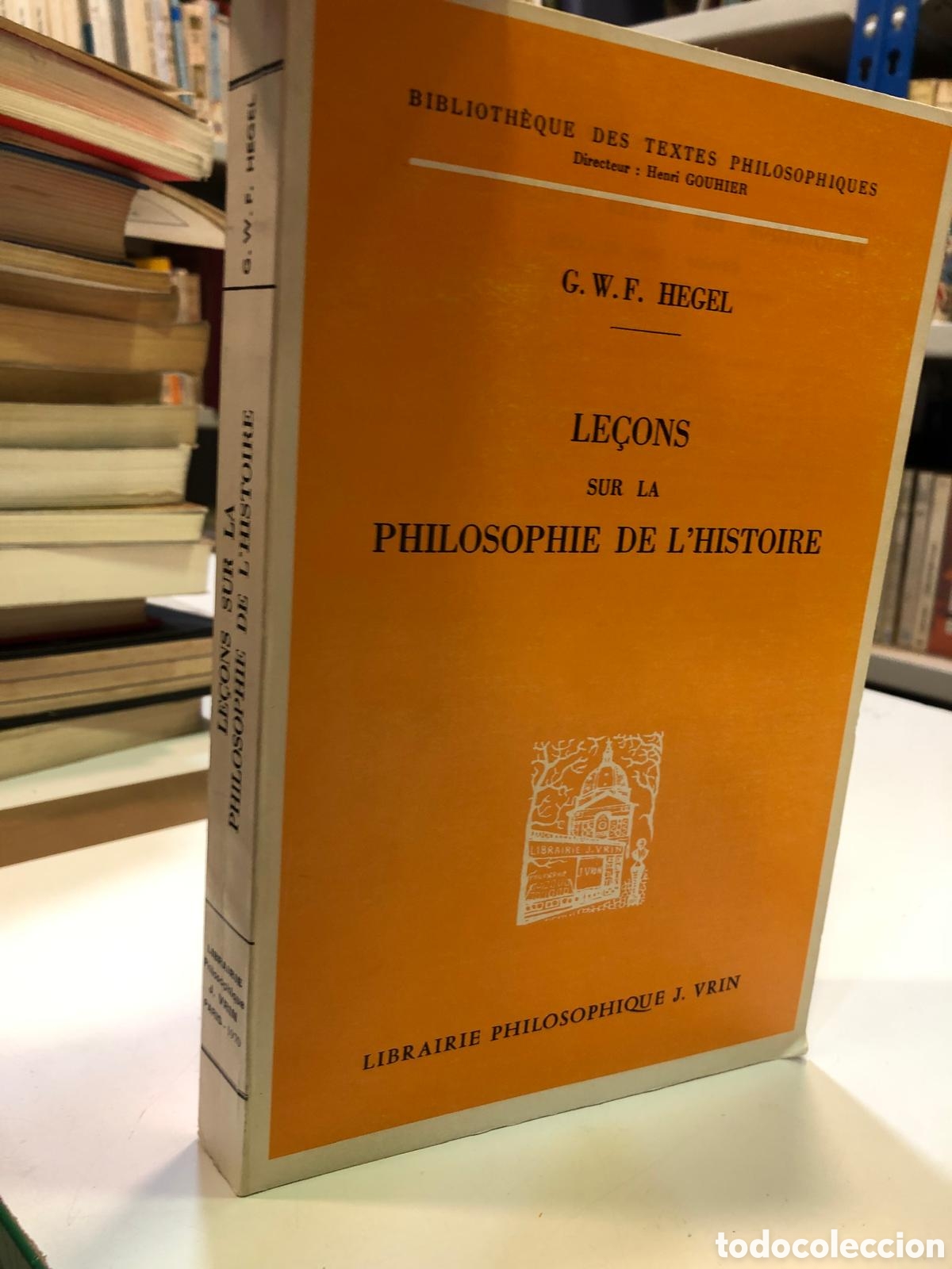 Livros em segunda m&atilde;o: Le&ccedil;ons sur la philosophie de l'histoire - G. W. F. Hegel