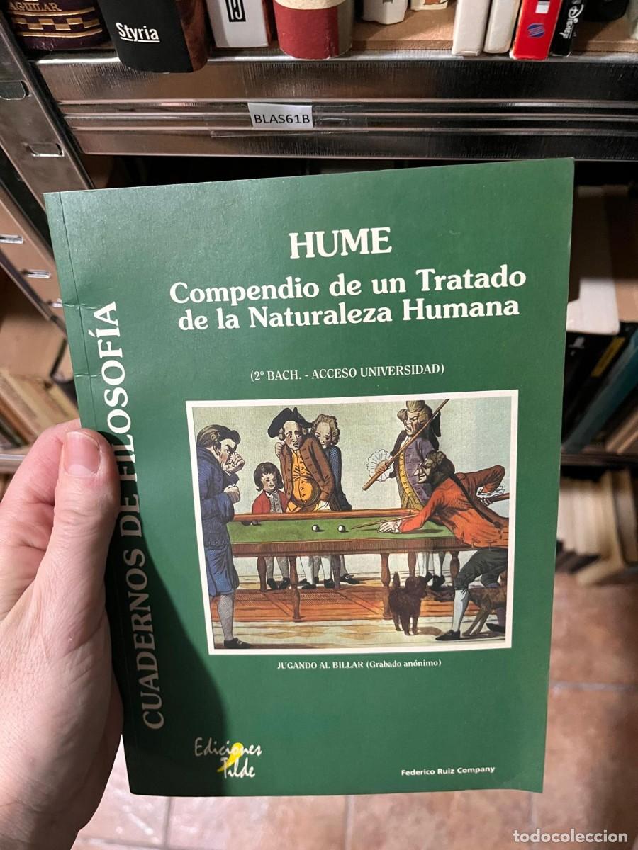Libros de segunda mano: BLAS61B HUME Compendio de un Tratado de la Naturaleza Humana