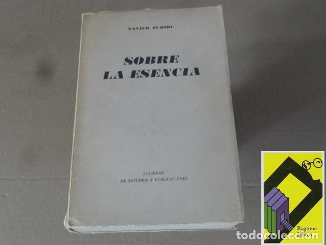 Libros de segunda mano: ZUBIRI, Xavier: Sobre la esencia