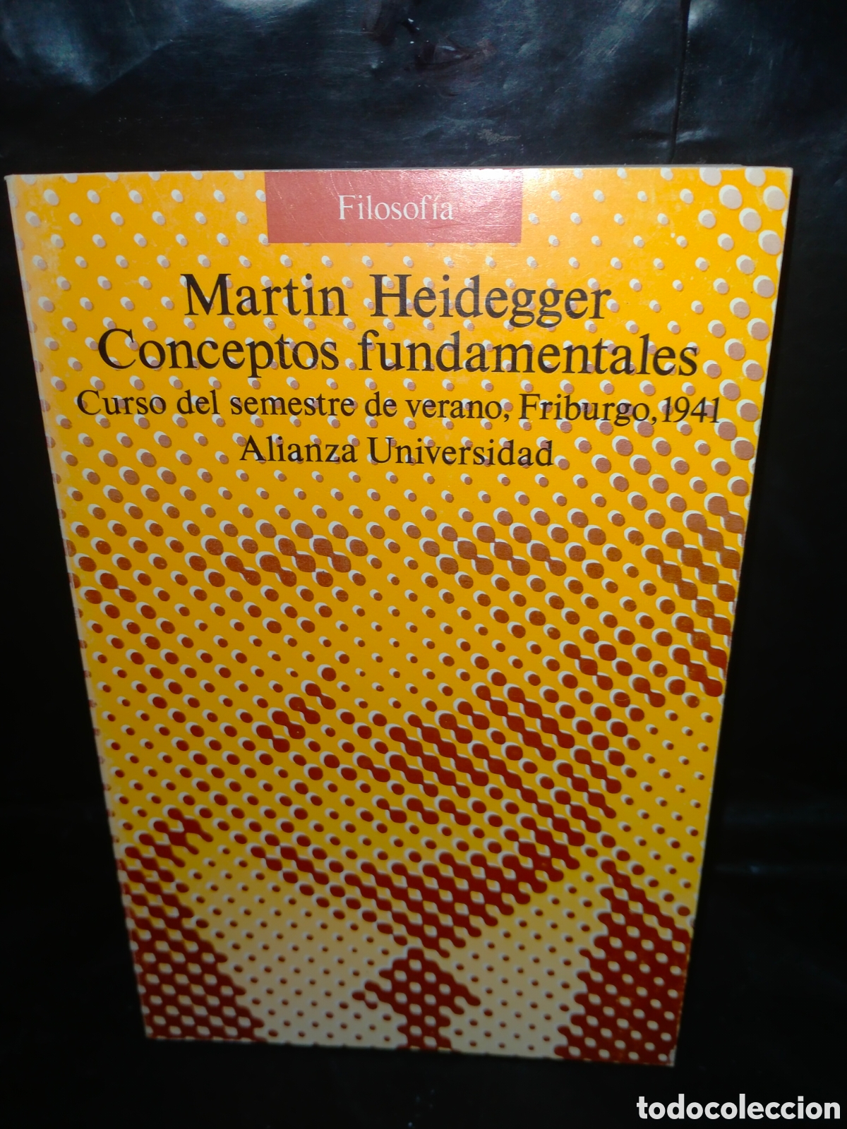 Libros de segunda mano: MART&Iacute;N HEIDEGGER. CONCEPTOS FUNDAMENTALES .ALIANZA UNIVERSIDAD
