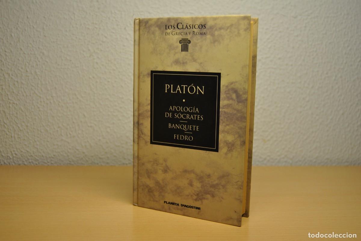 Libros de segunda mano: Apolog&iacute;a. Banquete. Fedro. Plat&oacute;n. Editorial Planeta. Cl&aacute;sicos de Grecia y Roma. Tapa dura. 1991.