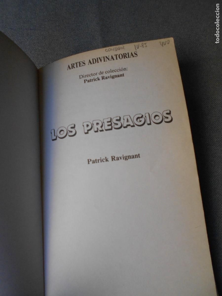 Libros de segunda mano: LOS PRESAGIOS. PATRICK RAVIGNANT - Foto 2