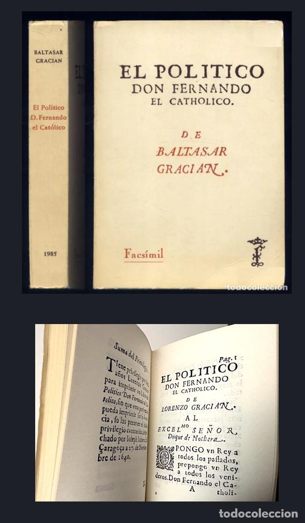 Livros em segunda m&atilde;o: Baltasar Graci&aacute;n : El Pol&iacute;tico. Don Fernando el Cat&oacute;lico.