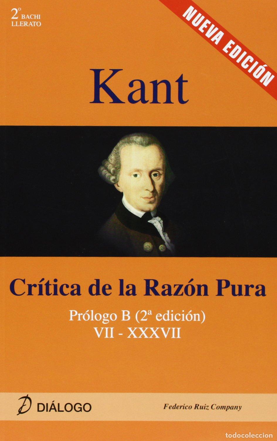 Libros de segunda mano: CRITICA DE LA RAZON PURA (DIALOGO)