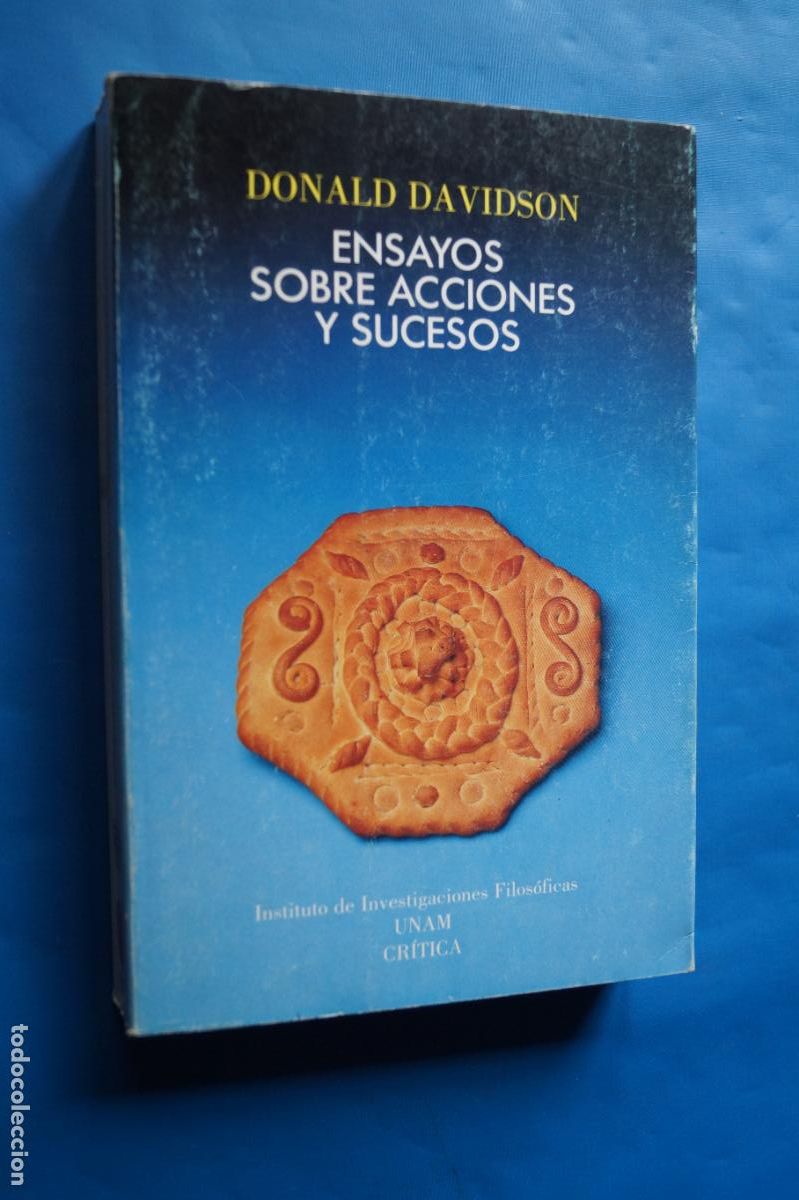 Libros de segunda mano: ENSAYOS SOBRE ACCIONES Y SUCESOS. DONALD DAVIDSON