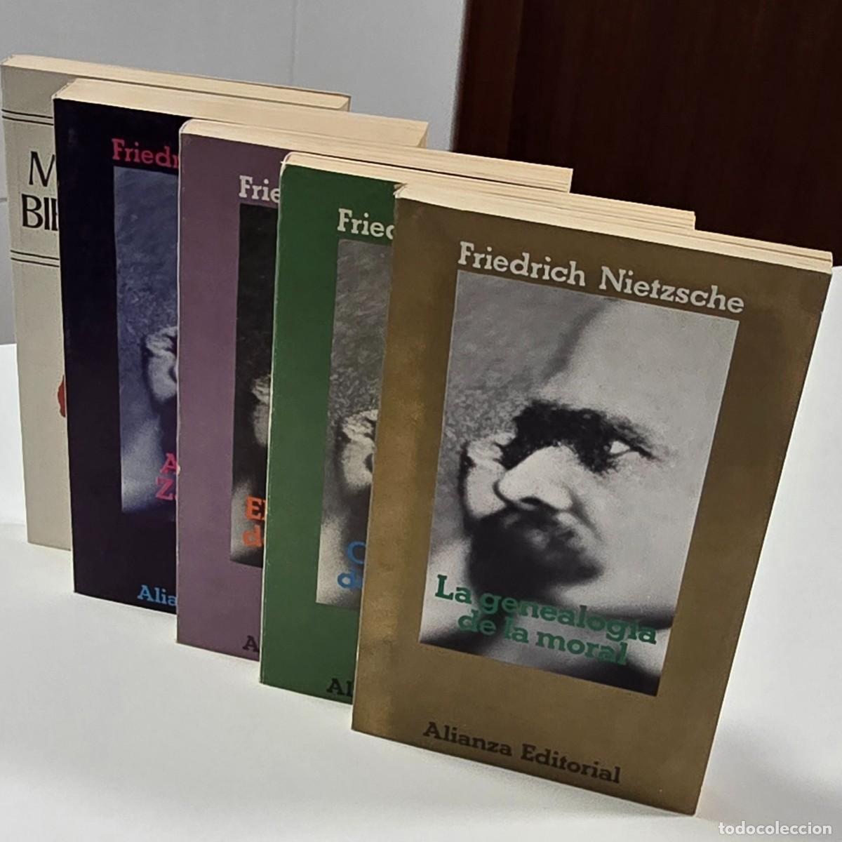Libros de segunda mano: Friedrich Nietzsche, Lote 5 libros: Zaratustra, Genealog&iacute;a de la moral, M&aacute;s all&aacute; del bien y del mal