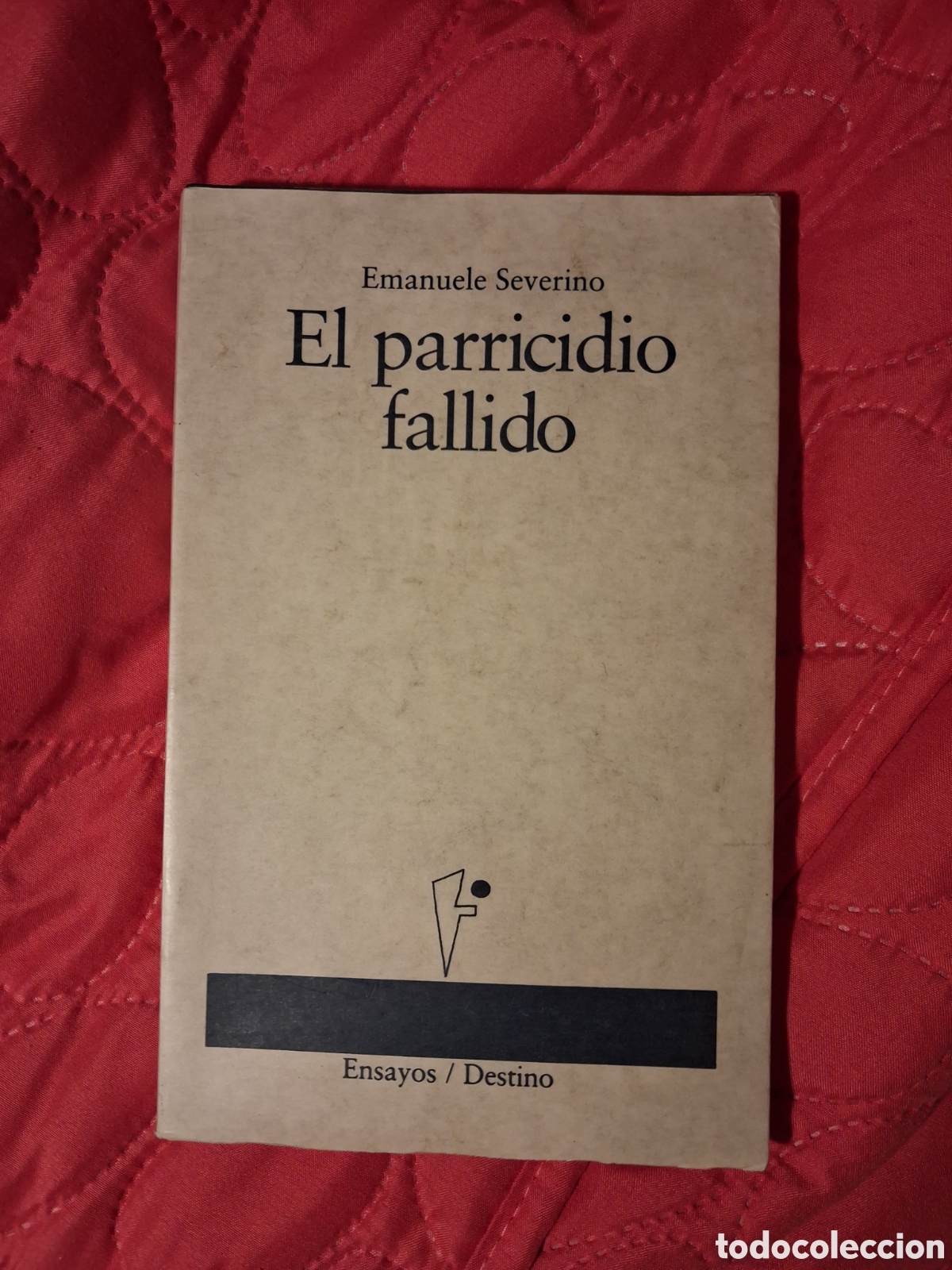 Libros de segunda mano: El parricidio fallido, Emanuele Severino