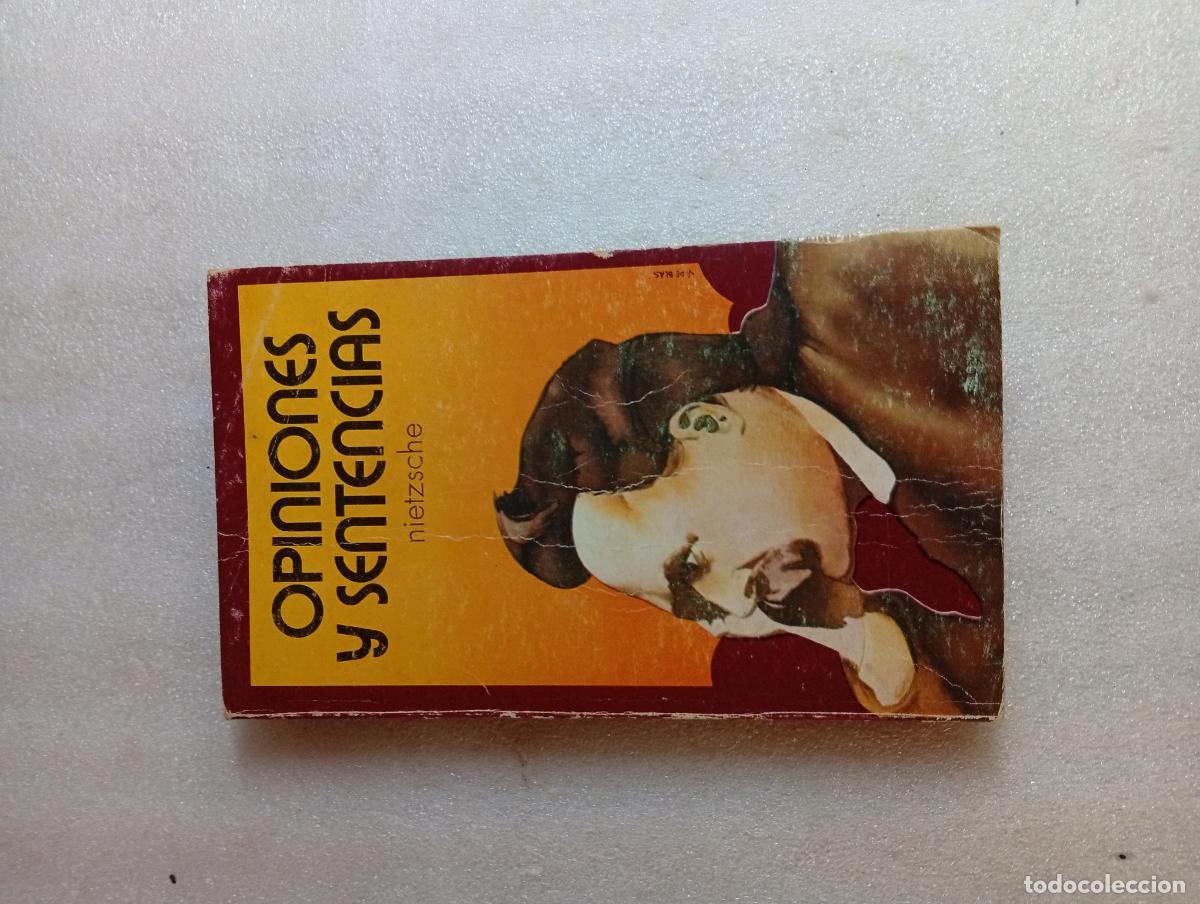 Libros de segunda mano: OPINIONES Y SENTENCIAS - FRIEDRICH NIETZSCHE