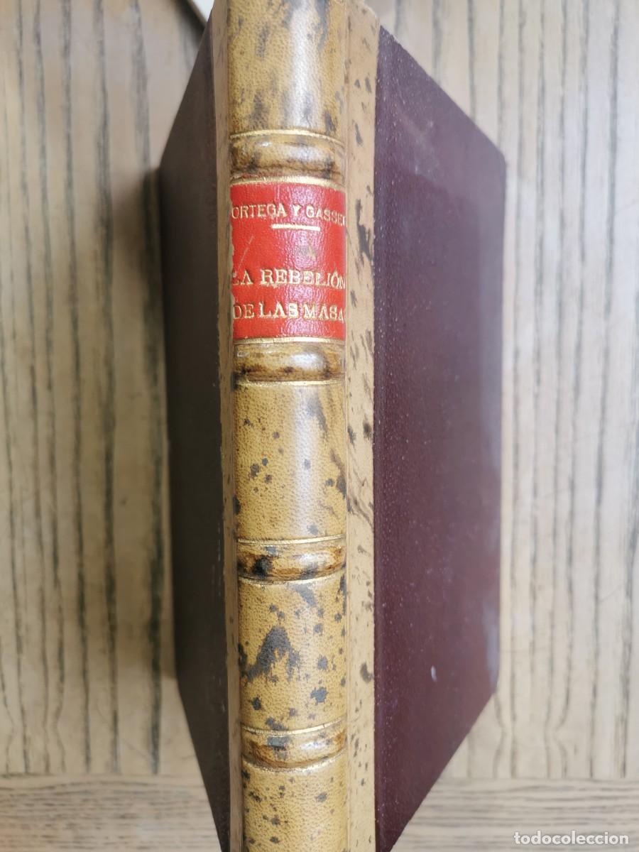 Libros de segunda mano: La rebeli&oacute;n de las masas. Jos&eacute; Ortega y Gasset. Revista de Occidente, Madrid, 1935