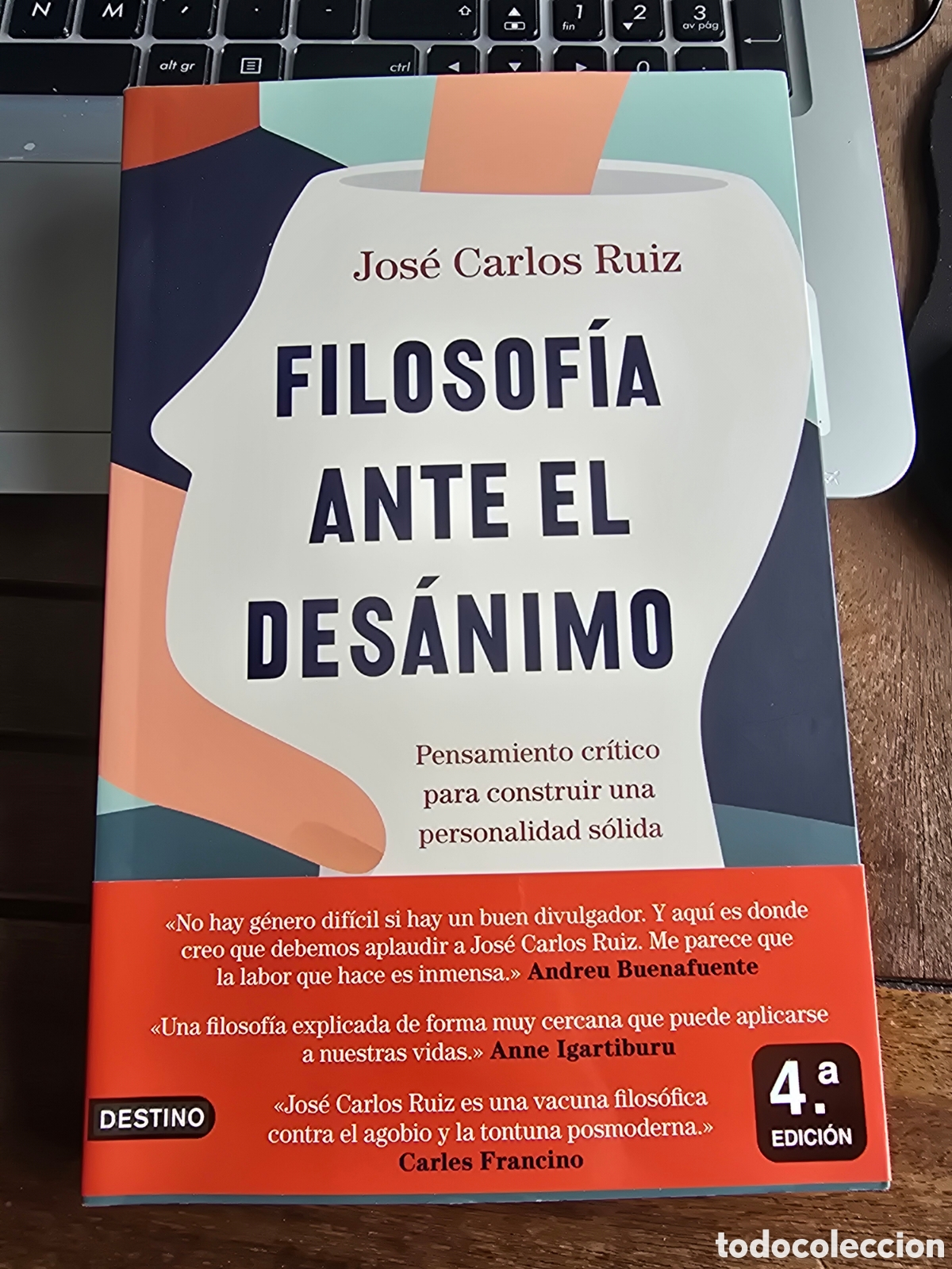Libros de segunda mano: Filosof&iacute;a ante el des&aacute;nimo Ruiz, Jos&eacute; Carlos Editorial DESTINO 2022 Pensamiento cr&iacute;tico