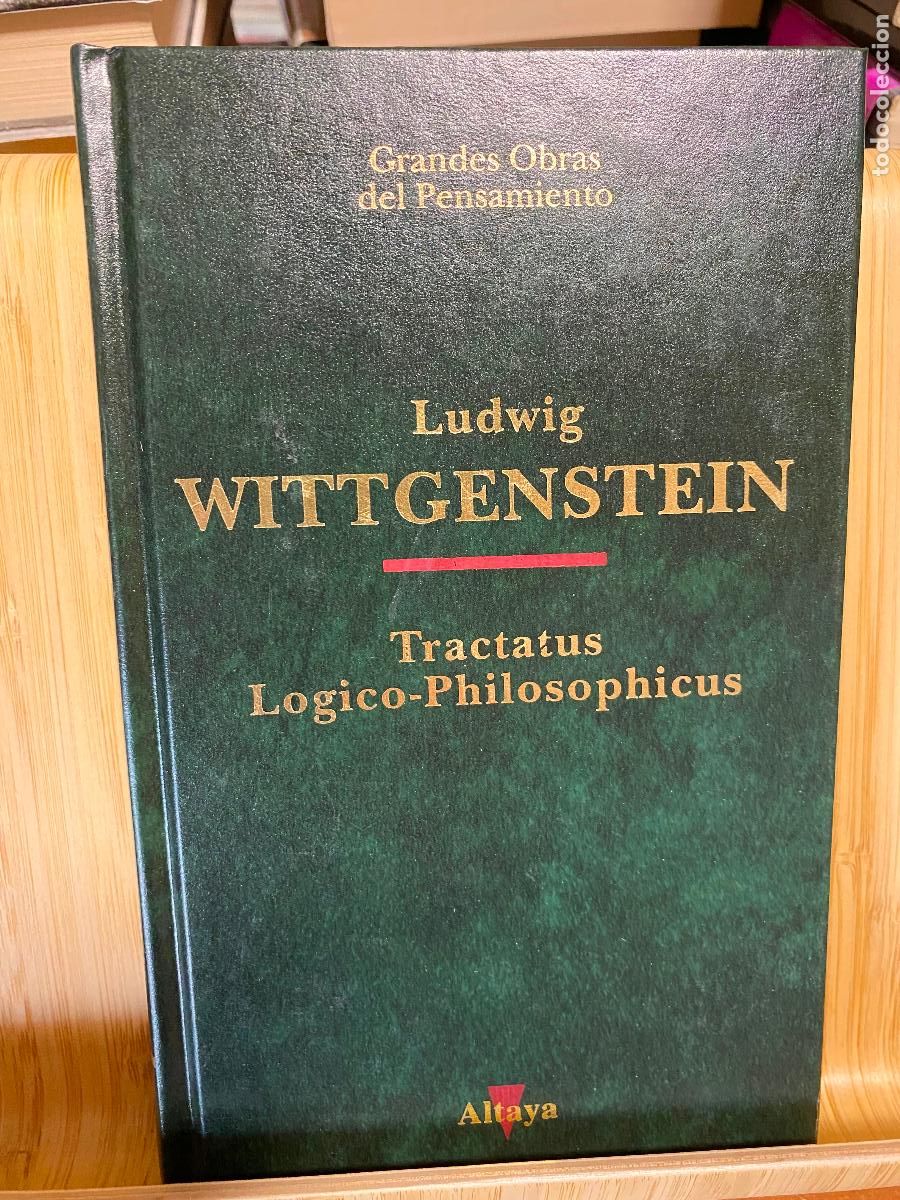 Libros de segunda mano: TRACTATUS LOGIGO-PHILOSOPHICUS. LUDWIG WITTGENSTEIN. EDITORIAL ALTAYA