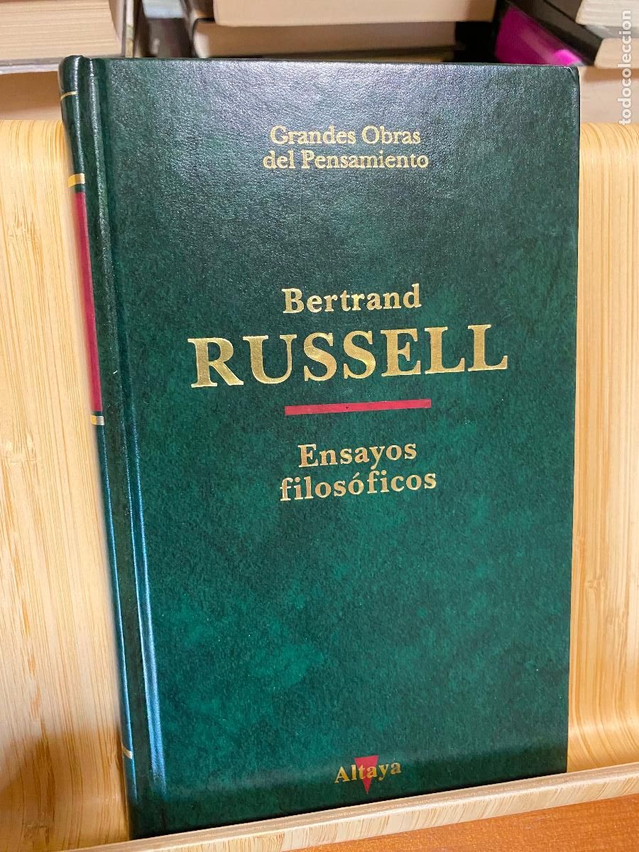 Libros de segunda mano: ENSAYOS FILOS&Oacute;FICOS. BERTRAND RUSSELL. EDITORIAL ALTAYA