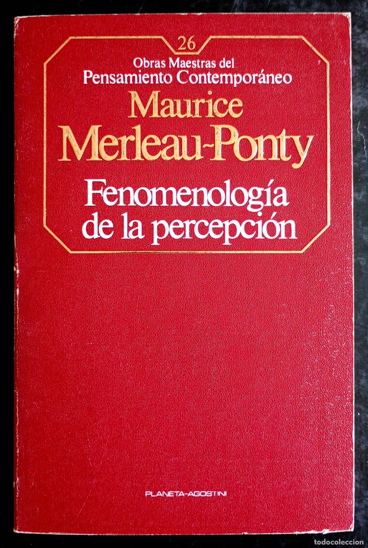 Libros de segunda mano: Maurice Merleau-Ponty . Fenomenolog&iacute;a de la percepci&oacute;n