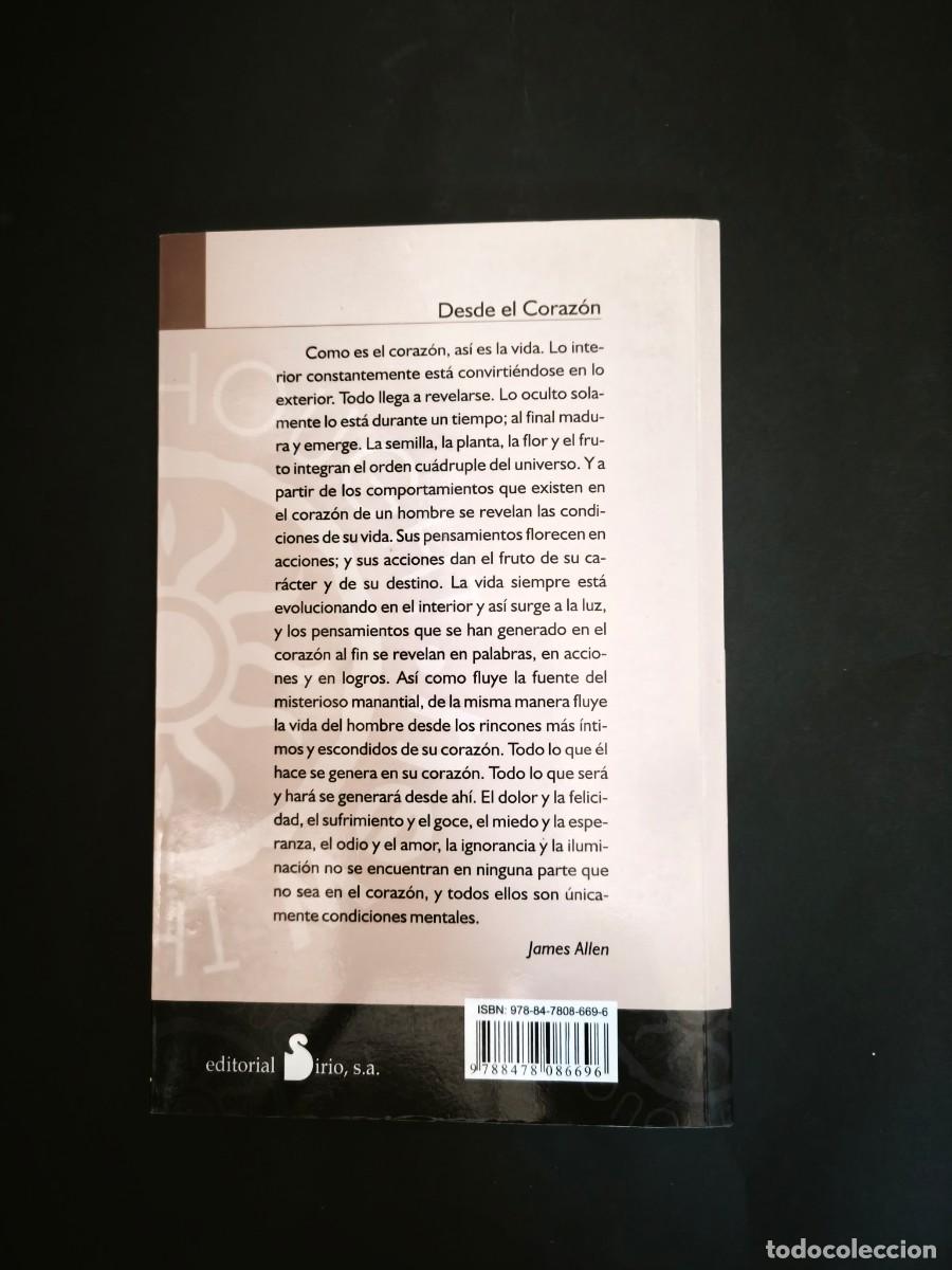 Libros de segunda mano: Desde el Coraz&oacute;n - James Allen - Foto 2