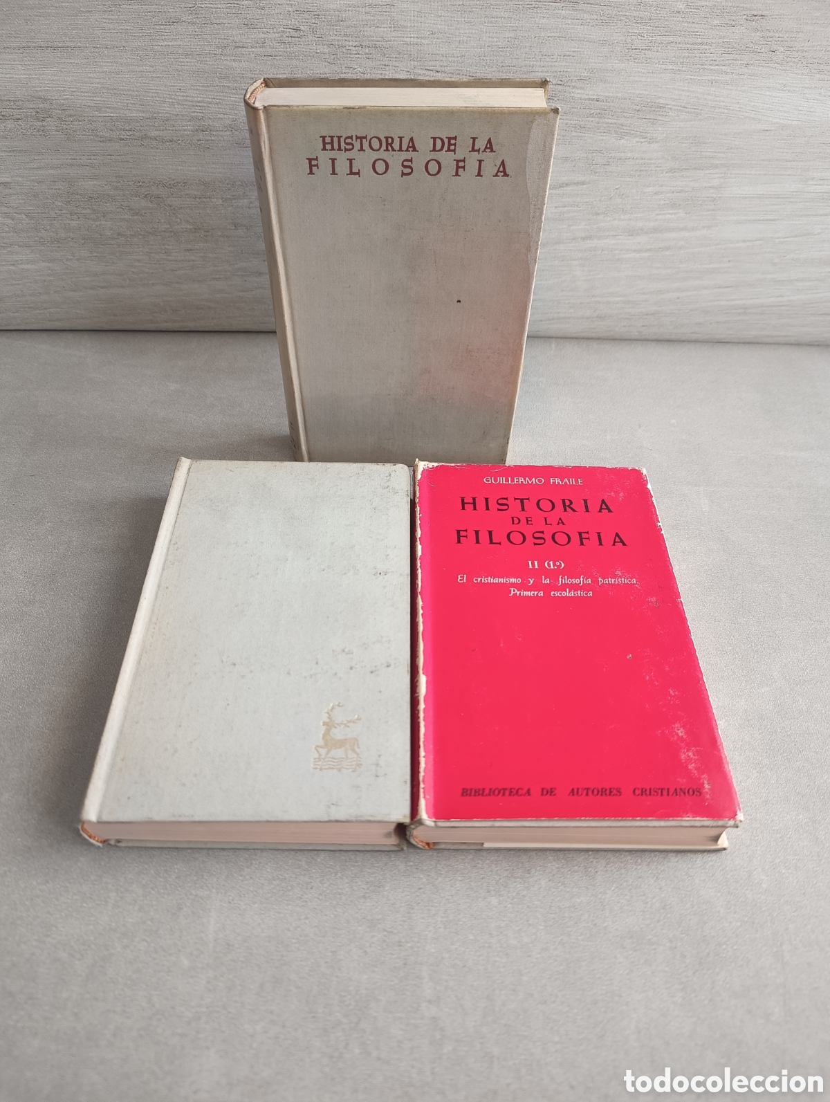Libros de segunda mano: Historia de la Filosof&iacute;a. 3 vols. Guillermo Fraile. BAC. Tercera edici&oacute;n.