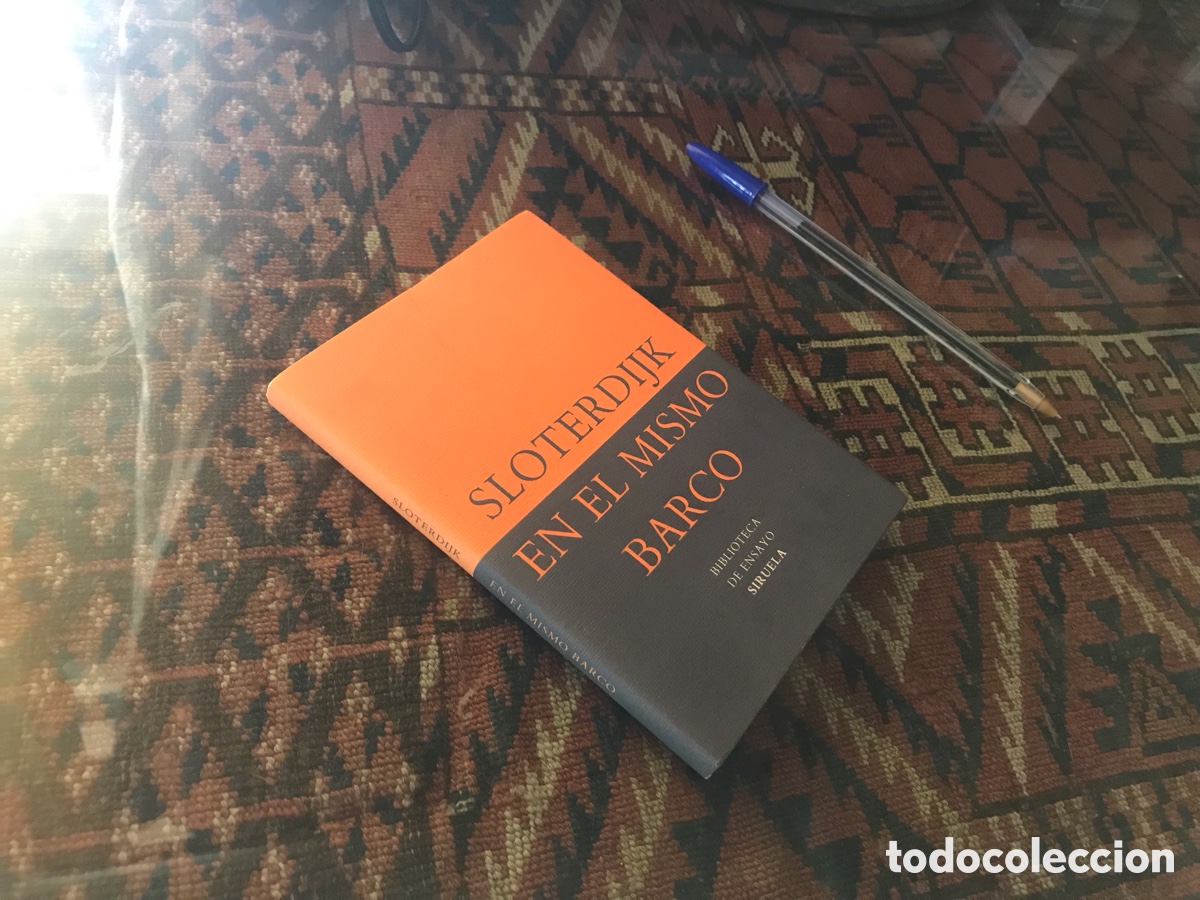 Libros de segunda mano: En el mismo barco. Sloterdijk. Biblioteca de ensayo Siruela