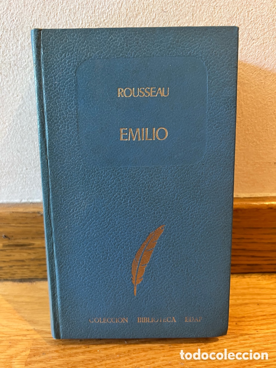 Libros de segunda mano: ROUSSEAU EMILIO Colecci&oacute;n biblioteca edap