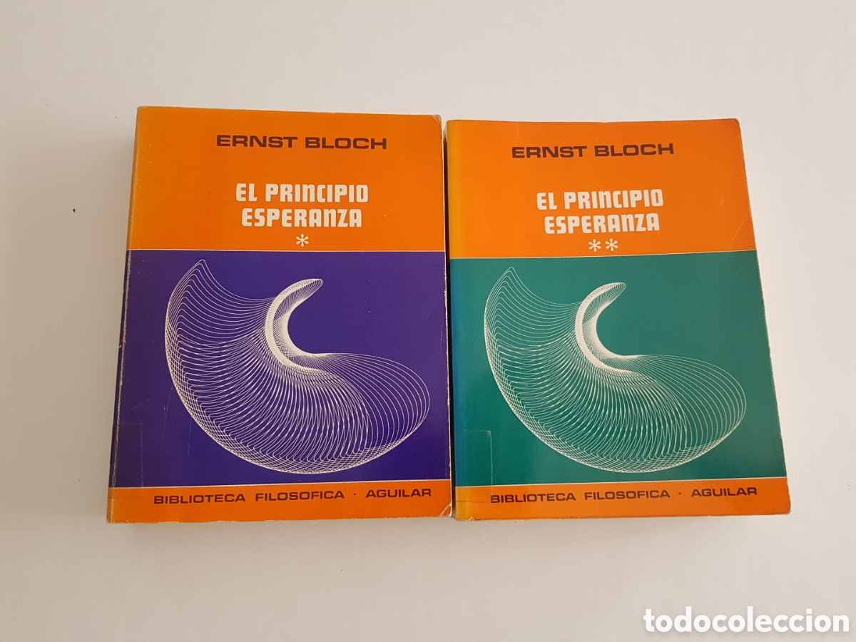 Libros de segunda mano: El principio esperanza. 2 tomos. Tomo 1 y 2. Ernst Bloch