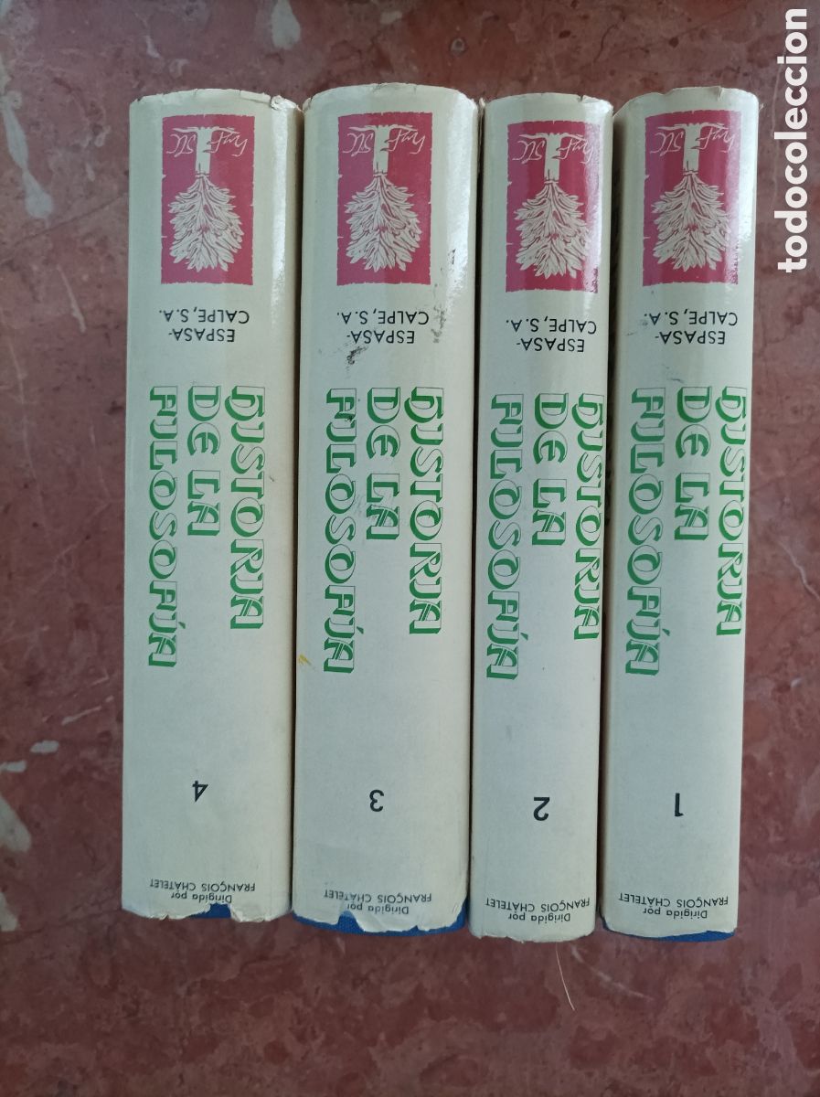 Libros de segunda mano: Historia de la filosof&iacute;a / Fran&ccedil;ois CHATELET. 4 vols. Espasa Calpe 1973-1976
