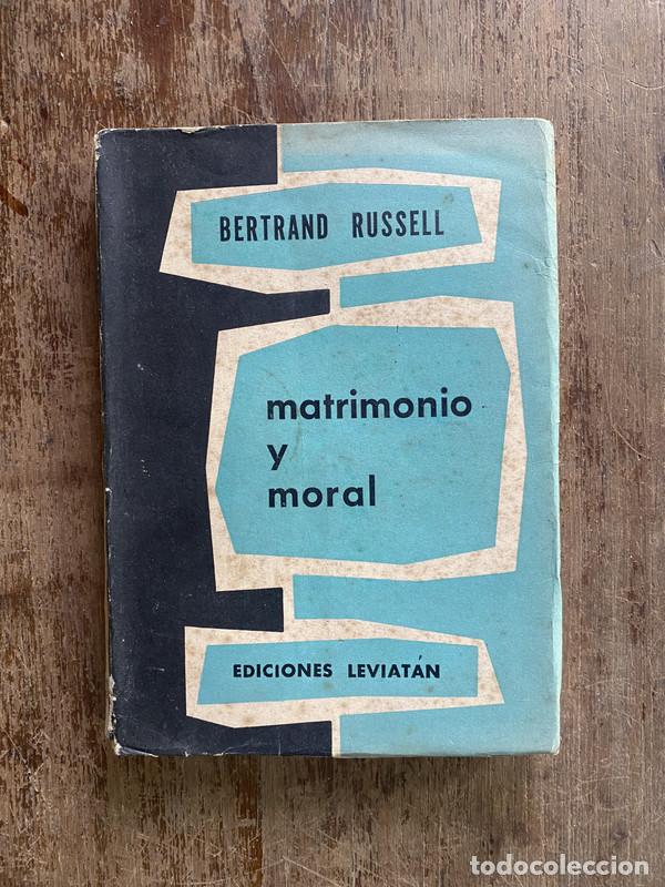 Libros de segunda mano: Matrimonio y moral - Russell Bertrand