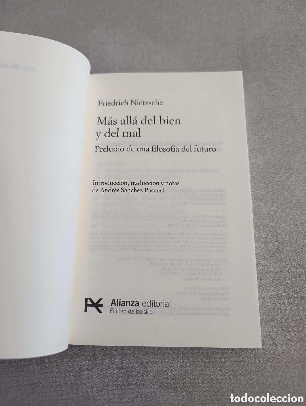 Libros de segunda mano: M&aacute;s all&aacute; del bien y del mal - Friederich Nietzsche - Foto 4